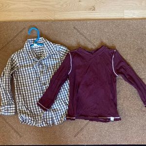 Burt’s bees baby lot of two tops